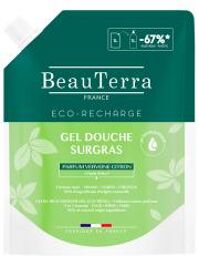 Gel Douche Surgras au Verveine Citron Éco Recharge 1 Litre - Sachet 1000 ml