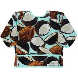 Bavoirs imperméables à manches longues Coconut Print 1pc