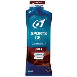 6D Sports Gel - Cola + Sodium + Caféine