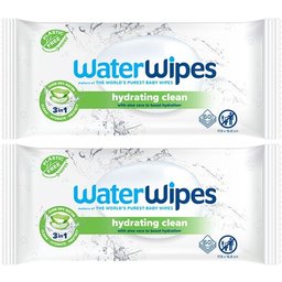 Waterwipes Lingettes hydratantes à l'aloé vera