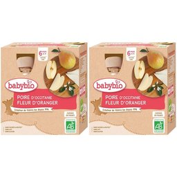 Babybio Poire DE Provence Fleur D'oranger dès 6 mois