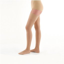 Bas Long A-F Compression Normale Beige Taille 4