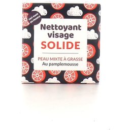 nettoyant solide visage peau mixte à grasse pamplemousse 25g