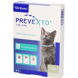 Prevexto® Collier médicamenteux pour chats