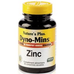 Nature's Plus Dyno Mins Zinc 60 Caps