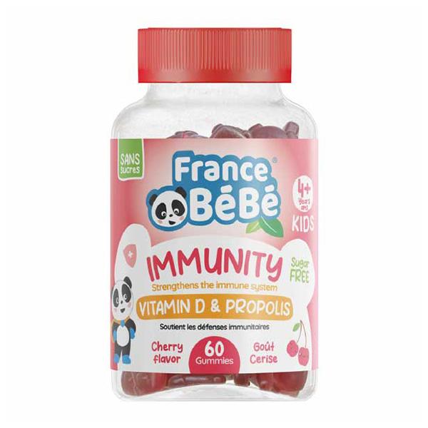 Gummies Immunité Goût Cerise +4a