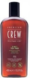 3-En-1 Arbre à Thé, Shampooing, Après Shampooing & Gel Douche pour Cheveux et Corps (450ml), Revitalisant et hydratant. - Flacon 450