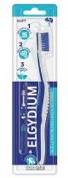 Brosse à Dents Soft 4en1 - Blister 1 brosse à dents + 1 brossette + 1 gomme polissante