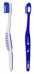 Brosse à Dents Soft 4en1 - Blister 1 brosse à dents + 1 brossette + 1 gomme polissante