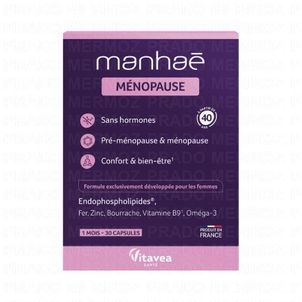 MANHAE capsules sans hormones 30 capsules