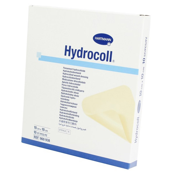 Hydrocoll Pansement Hydrocolloide 10x10cm 10 unités