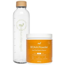 bouteille d'eau + Bcaa Ice tea peach