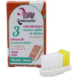 Tête De Rechange Brosse À Dents Souple x3