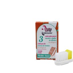 Tête De Rechange Brosse À Dents Souple x3