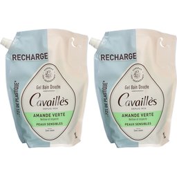 Cavaillès Recharge Gel Bain Douche Amande Verte