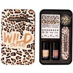 Set Wild Safari Savage Nail Art 6uds
