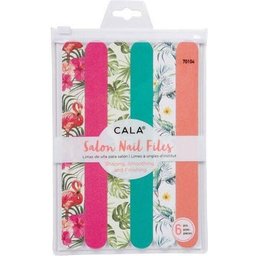 Salón Nail Files Flamingo Palm Lima Uñas 6uds