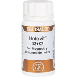 Holovit D3+K2 avec magnésium et membrane d'œuf 50caps