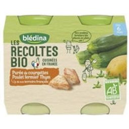 Bledina Rec Bio Courg/Poul 200Gx2
