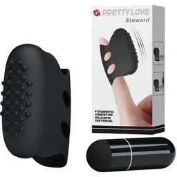 Flirtation Dé à coudre vibrateur Steward noir 1pc