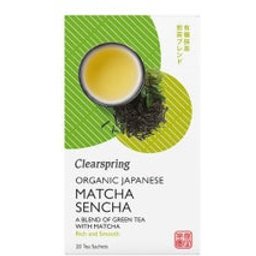 Tea Sencha Matcha Green Tea Bio 20 Sachets