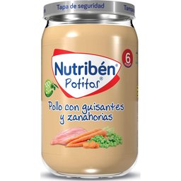 Poulet Potito aux pois 235Gr