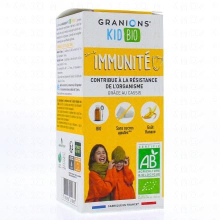 Kid bio immunité saveur banane 125ml