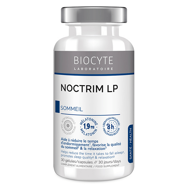Santé Noctrim LP 1,9mg melatonine Sommeil 30 gélules végétales