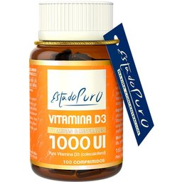 Pure Vitamine D3 1000 Ui 100 Comp de vitamine D3 d'état pur