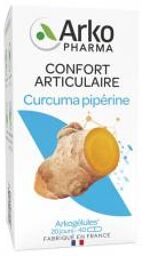 Arkogélules Confort Articulaire Curcuma & Pipérine 40 Gélules - Pot 40 gélules