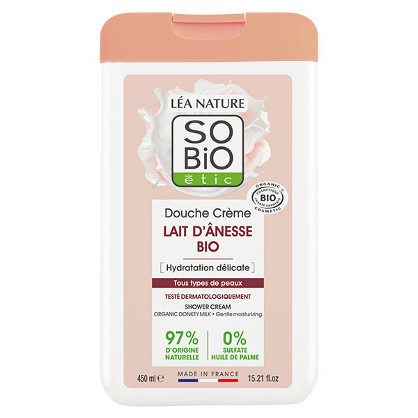 So'Bio Étic Douche Crème Lait d'Ânesse Bio 450ml