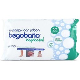 Éponge savonneuse jetable 30 u.