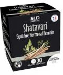 Shatavari Équilibre Hormonal Féminin 30 Gélules Végétales - Pot