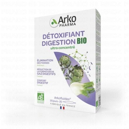 Arkofluides artichaut & fenouil boîte 20 ampoules