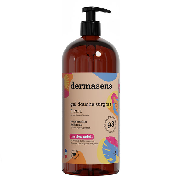 Gel douche surgras 3 en 1 Passion Soleil 1L