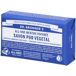 Dr.bronner's Savon Pur Végétal All-one Menthe Poivrée