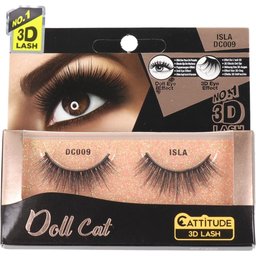 Doll Cat Cattitude 3D Lash Isla 1 Paire