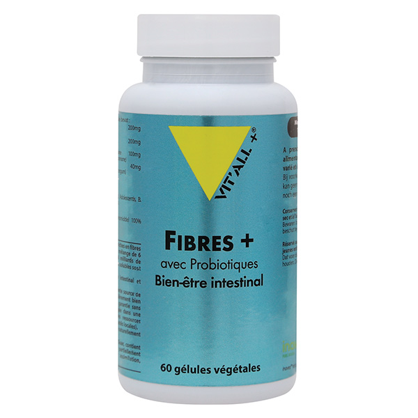 Fibres Plus avec Bifidobacterium 60 gélules végétales