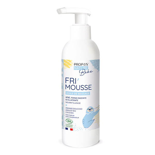 - Huile de massage Fri'Mousse Bio - Bébé & Femme enceinte - 200ml