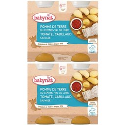 Pomme DE Terre DU Centre-Val DE Loire Tomate Cabillaud Sauvage dès 6 mois