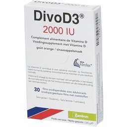 DivoD3® 2000 IU Film Orodispersible Orange