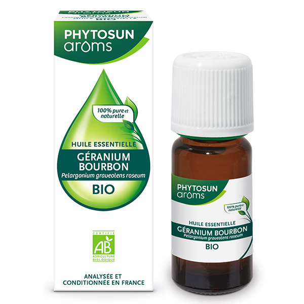 Huile Essentielle Géranium Bourbon Bio 10ml