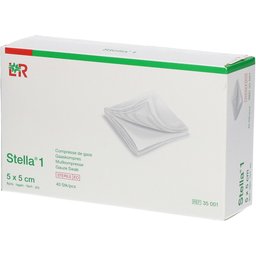 Stella 1 Compresse de gaze 5cm x 5cm