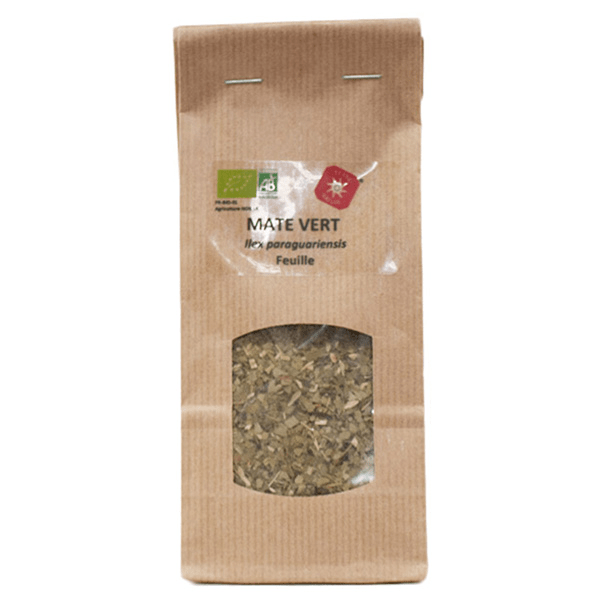 Tisane Maté Vert Feuille Bio 80g