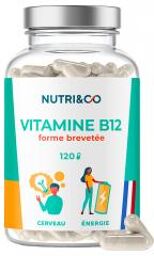 Vitamine B12 Cerveau et Énergie 120 Gélules - Pot 120 gélules