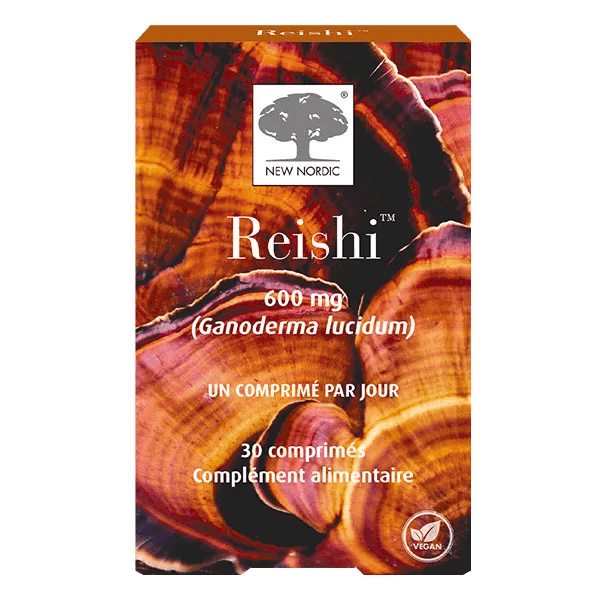 Reishi Mono Champignon Immunité, Vitalité, Cholestérol 30 comprimés