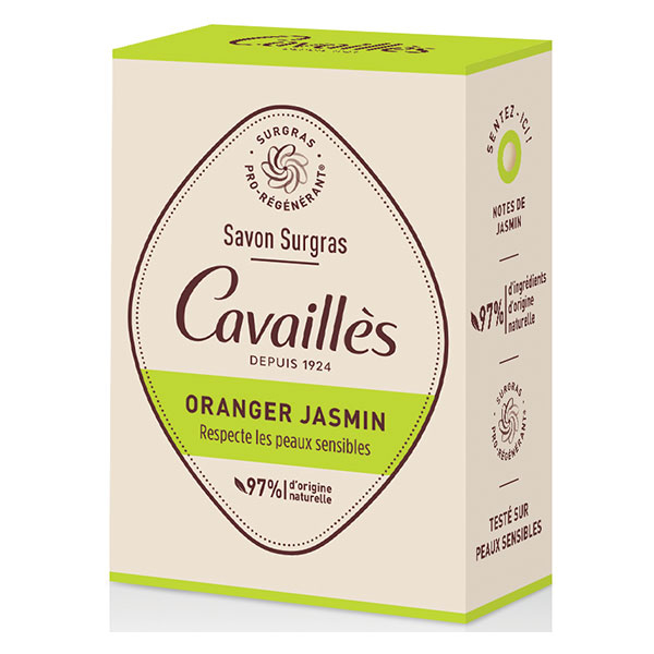 Cavailles Savon surgras Oranger jasmin 100gr