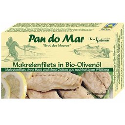 Filets de Maquereau Huile d'Olive Bio Boîte 120g