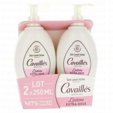 CAVAILLES Soin Lavant Intime Extra-Doux lot de 2 x 250ml