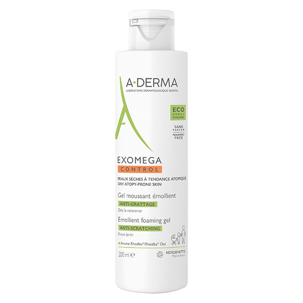 Exomega Control Gel Moussant Émollient Anti-Grattage 200ml